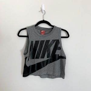 Nike // Crop Top // Grey // XS